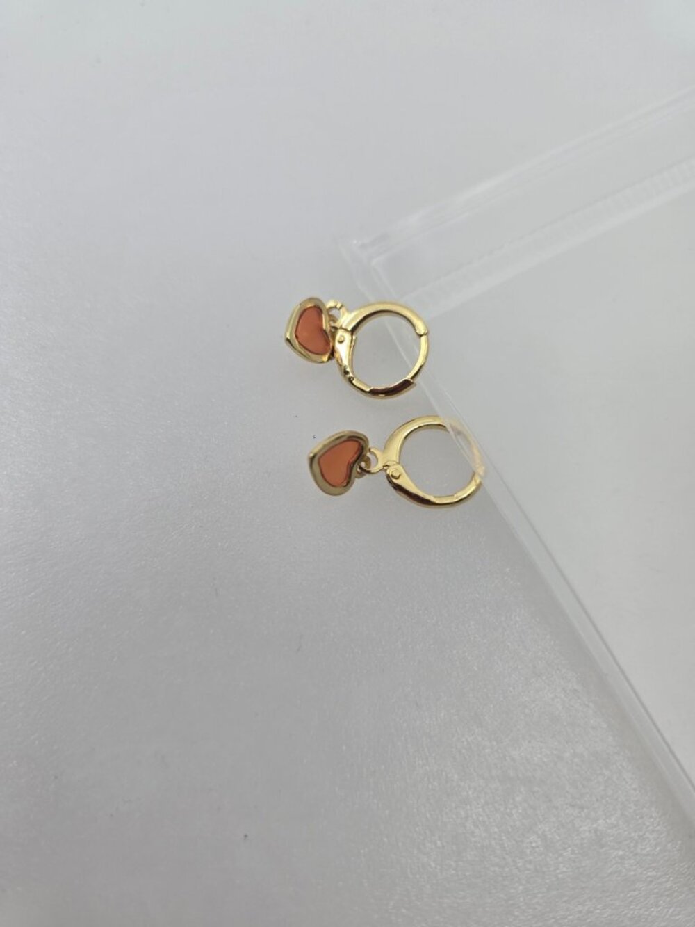 Frasier Sterling gold plated heart earring